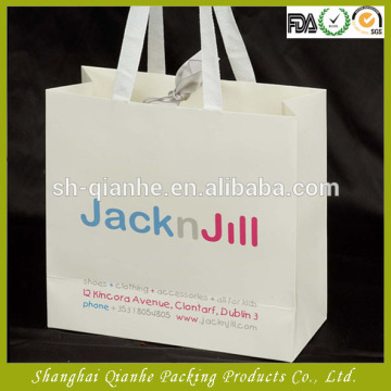 New fancy customized logo printed paper bag with handle