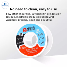 Fil de soudure haute pureté pour des joints brillants et solides