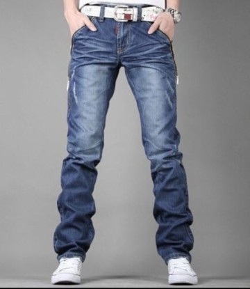 mens jeans slim fit fashion jeans pants