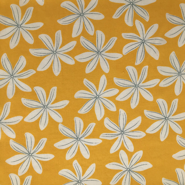 2020 latest stock lot soft  many color viscose printed simple floral poplin rayon fabric