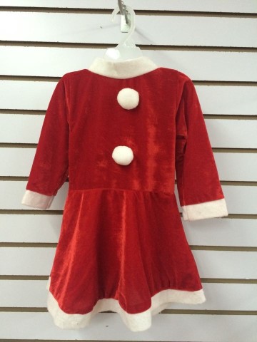 Red santa claus skirt