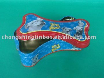 Tin box for dog food