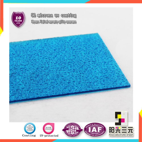 Blue Drop Lines Embossed Wall Panel for Decoration