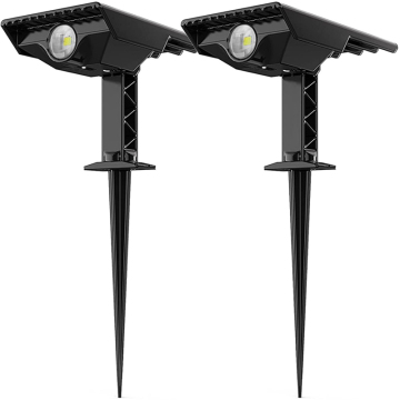Solar Adjustable LED Wall&Ground Spotlight