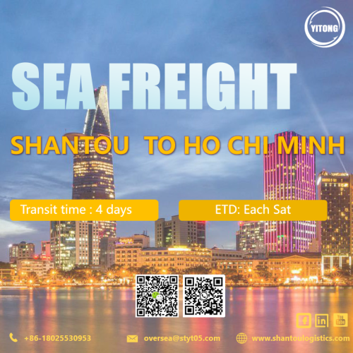 Ocean Sea Freight from Shantou to Ho Chi Minh