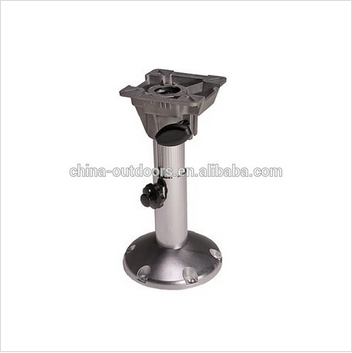 Aluminium boat seat pedestal,fixed metal pedestal,marine pedestal