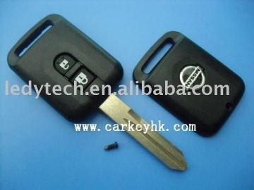 Good quality Nissan 2 buttons remote key blank