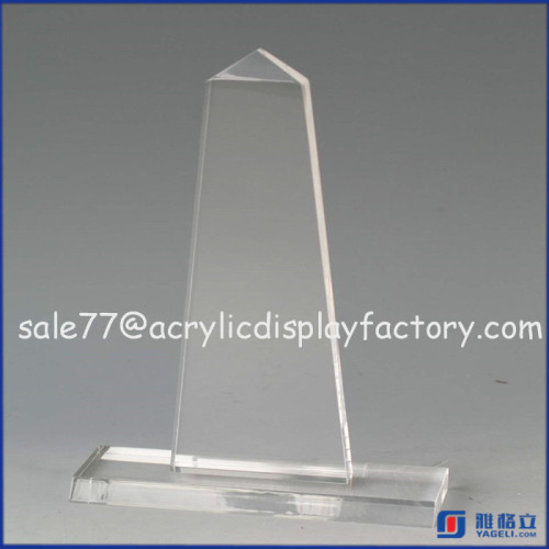 China factory wholesale new design acrylic crystal award trophy