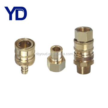 Brass Mold Coolant Line Pneumatic Coupler - Moldmate Quick Coupling