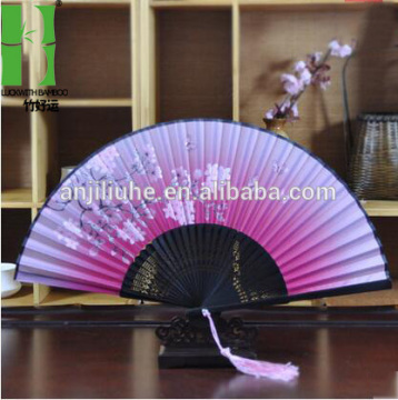 Campaign material foldable bamboo hand fan sticks