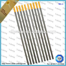 2.4X175MM shaanxi wl15 welding electrodes for welding mig tig