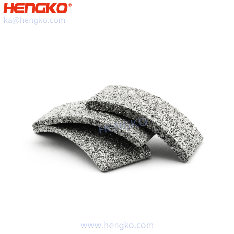 HENGKO custom size 0.2-120 microns stainless steel 316L sintered porous metal sheet plate filter