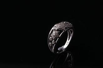 Women s jewellery CZ silver rings for engagement , wedding