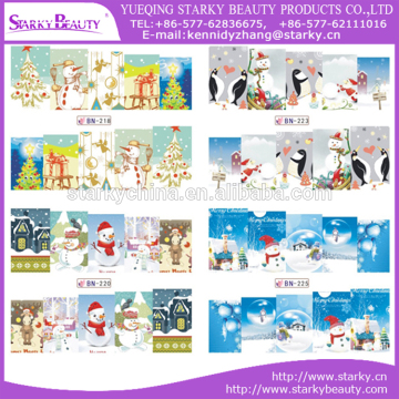 Christmas Snowman Water Transfer Nail Art Sticker