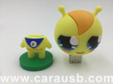 Three-dimensional characters usb disk cartoon characters flash memory 3D PVC custom gifts