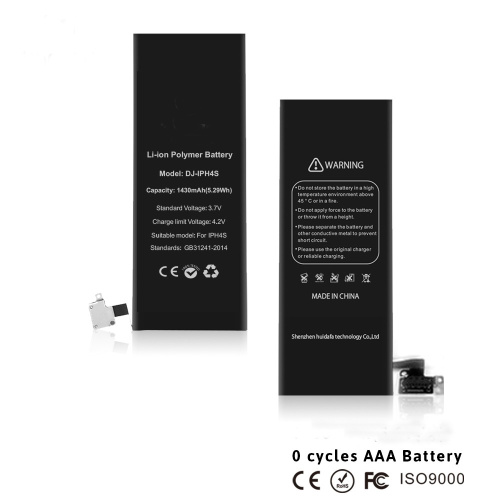 iPhone 4S 용 1450mAh 3.7V 리튬 이온 전화 배터리