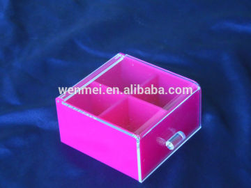 High quality hand-made colored acrylic /perspex / plexiglass box