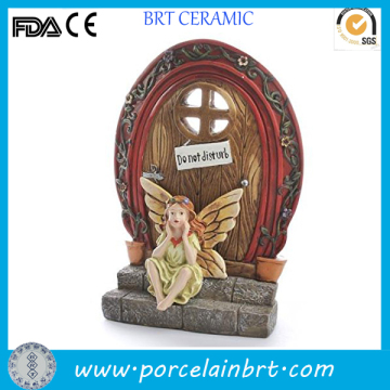 Novelty enchanted resin fairy door Garden Decoration