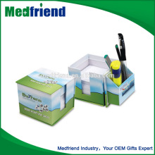 Memo Box/Dispenser with Memo Pad and Pen Holder