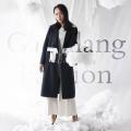 Professional draping style overcoat