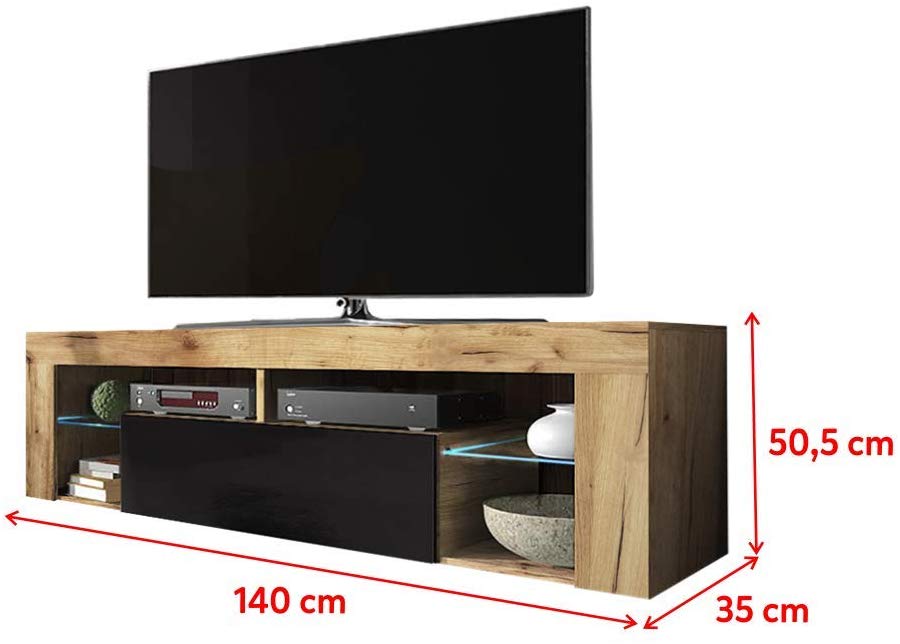High Gloss UV Wooden LED TV Stand Cabinet High Gloss UV Wooden LED TV Stand Cabinet