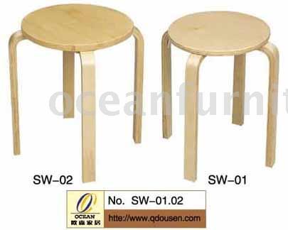 Wooden Round Stool