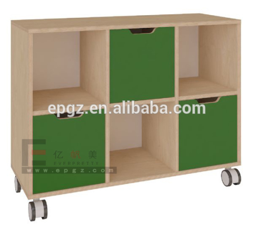 Safety Wooden Kids Cabinet Kids Storage Cabinet