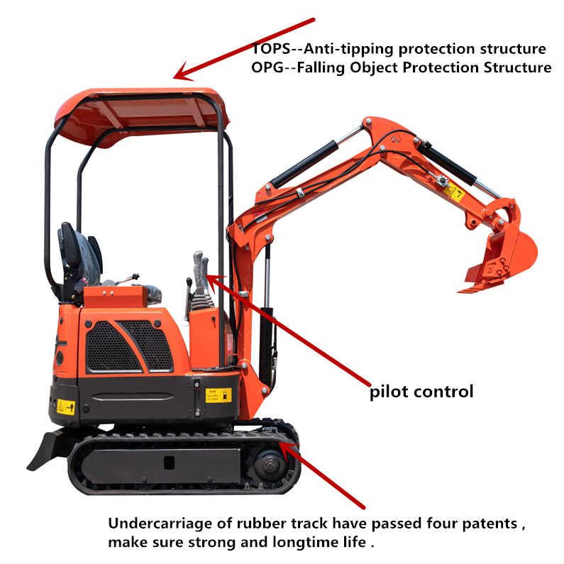 small digger details