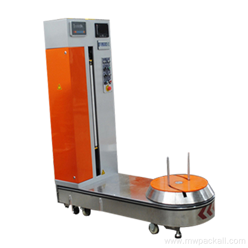 Airport luggage suitcase packaging machine