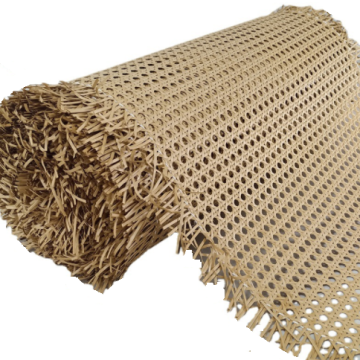 Wholesale PE Rattan Coffee Cane Webbing Roll: Woven Mesh PE Rattan Webbing, Cane Roll, Open Mesh Rattan Cane Webbing Roll