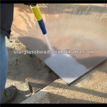 shot blasting glass micro