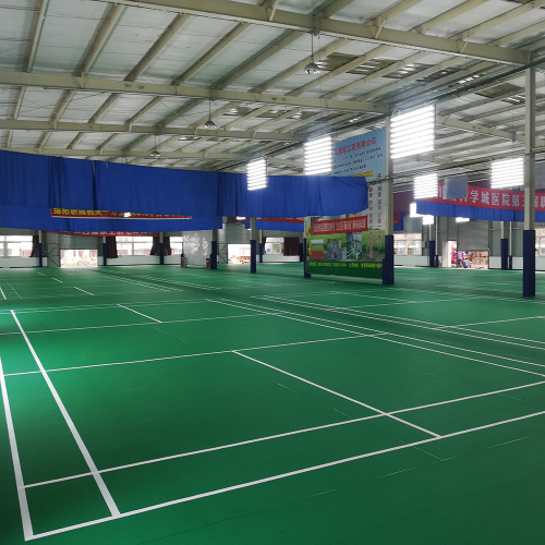 PVC-vloer voor badminton- en tafeltennisbaan