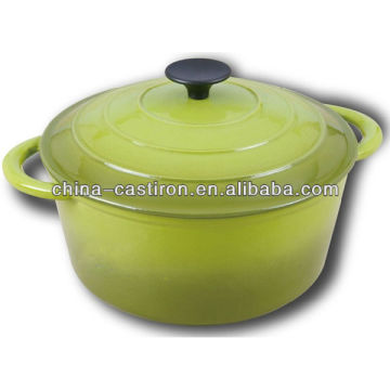 enamel cast iron round cocotte