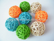 Woven Wicker Ball Home Decoration
