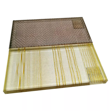 Modern Architecture Decorative Architectural Mesh Laminated Glass
