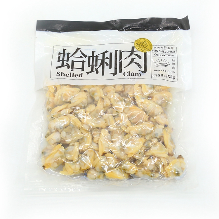 Economical Custom Design Frozen Storage Single Frozen Clam Meat