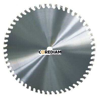 Laser welded wall saw blade 