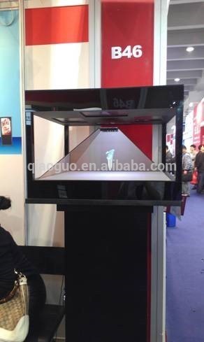 China supplier magic display 3D/ holographic 3D display pyramid/ holographic advertising display