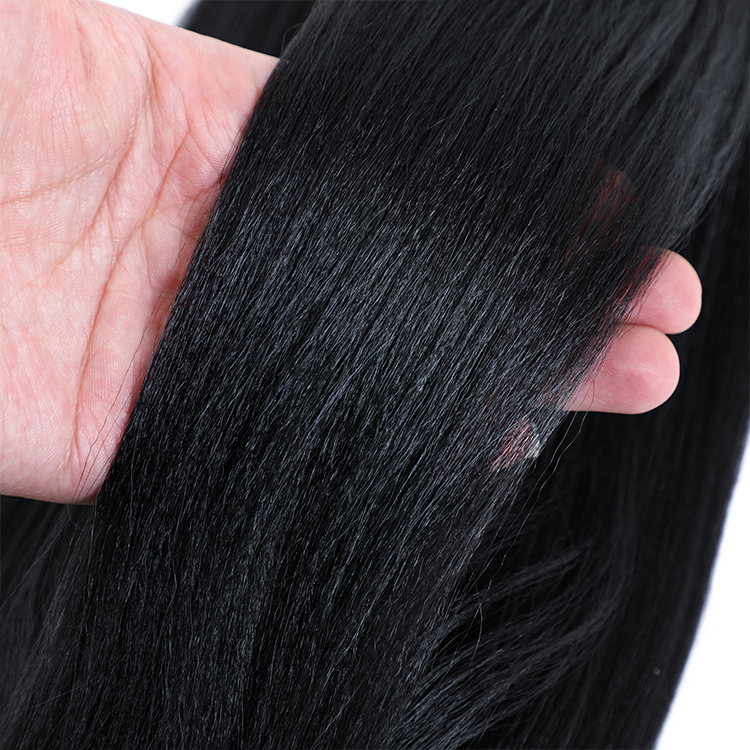 24 Inch High Quality Cheap Premium Fiber Synthetic Pony Tail Yaki Braiding Hair