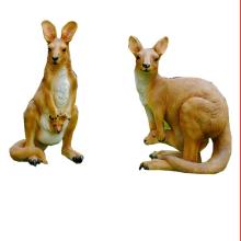 resin kangaroo statue for home park garden decoration