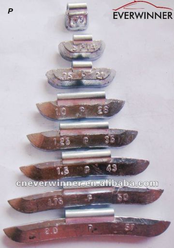 Lead clip-on weights, wheel weights,Stick on weights, Steel weights