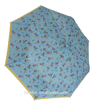 Kids cheap 3 folding small umbrella for kids