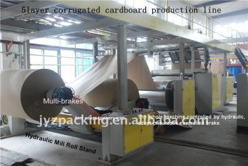 Mill Roll Stand corrugating carton box machine