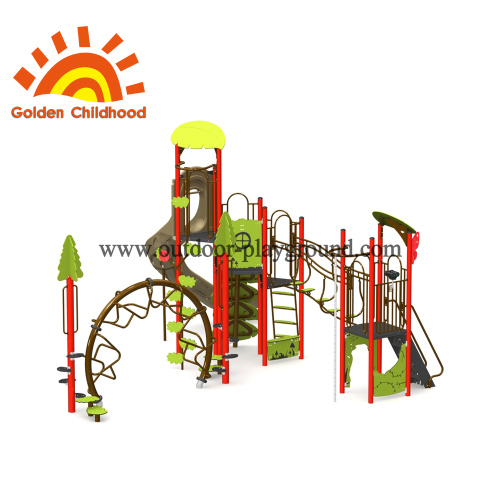 Natural Tree Outdoor Playground Equipment For Children