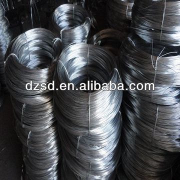 Zinc coated iron wire