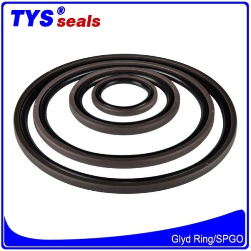 Glyd ring for excavator piston