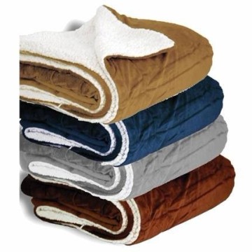 100% Microfiber Sherpa Blanket