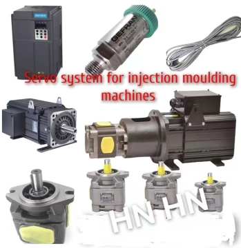 Servo system for injection moulding machines