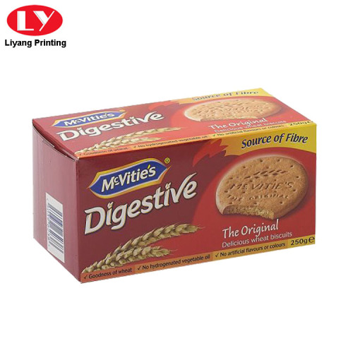 Full Color Printed Biscuits Packaging Paper Box