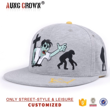 cartoon embroidery snapback cap/custom cute snapback